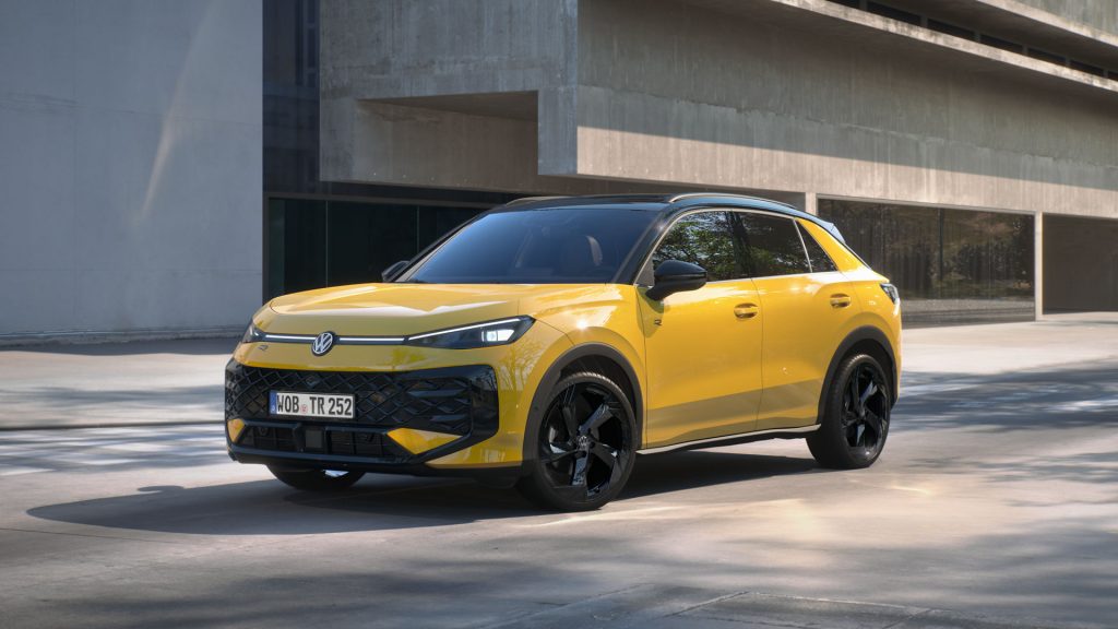 Der neue VW T-Roc in gelb.