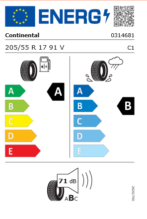 Reifenlabel VW Taigo Life